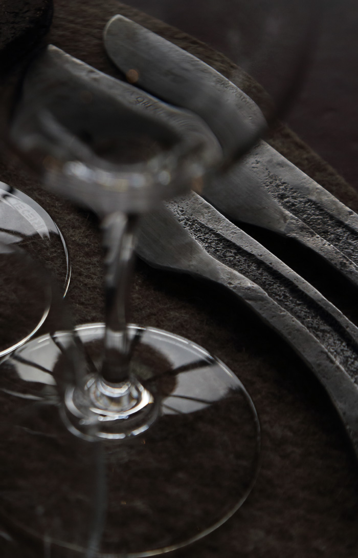 Coupes de champagne à La Grenouillère